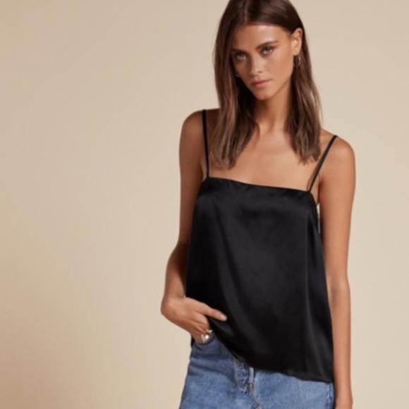 Reformation Tops - Reformation Ali Silk Tank Top